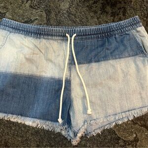 Women's Blue Denim Shorts